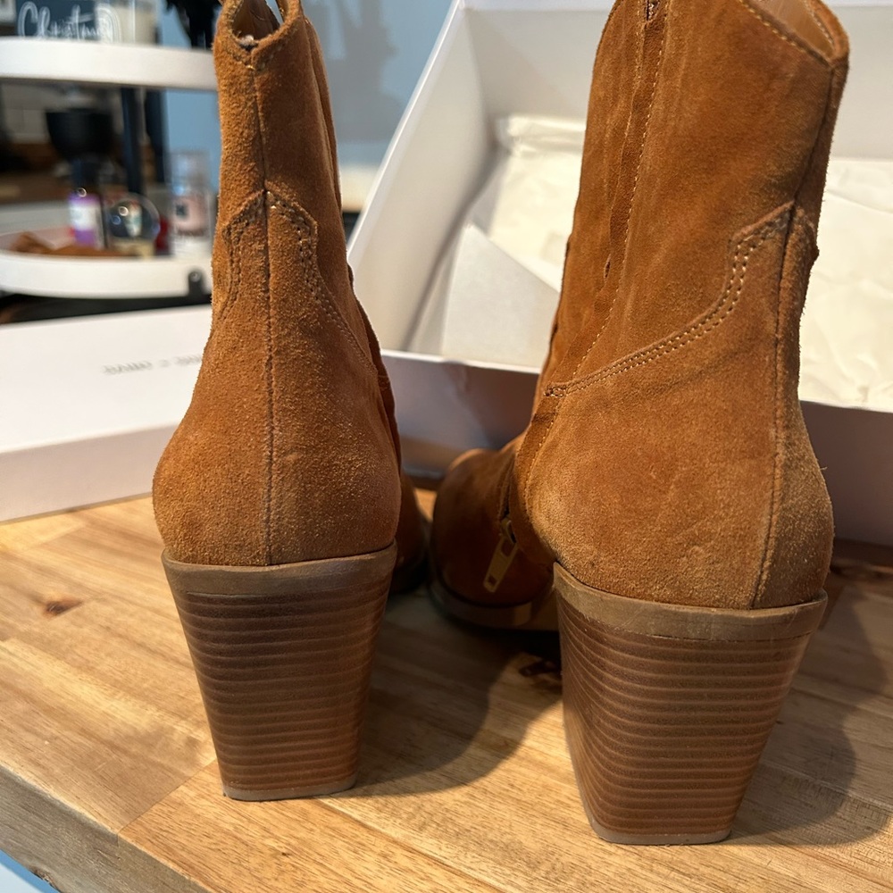 Saint + Sofia Dallas mid boots booties suede ankle Saint and Sofia - Picture 5 of 9